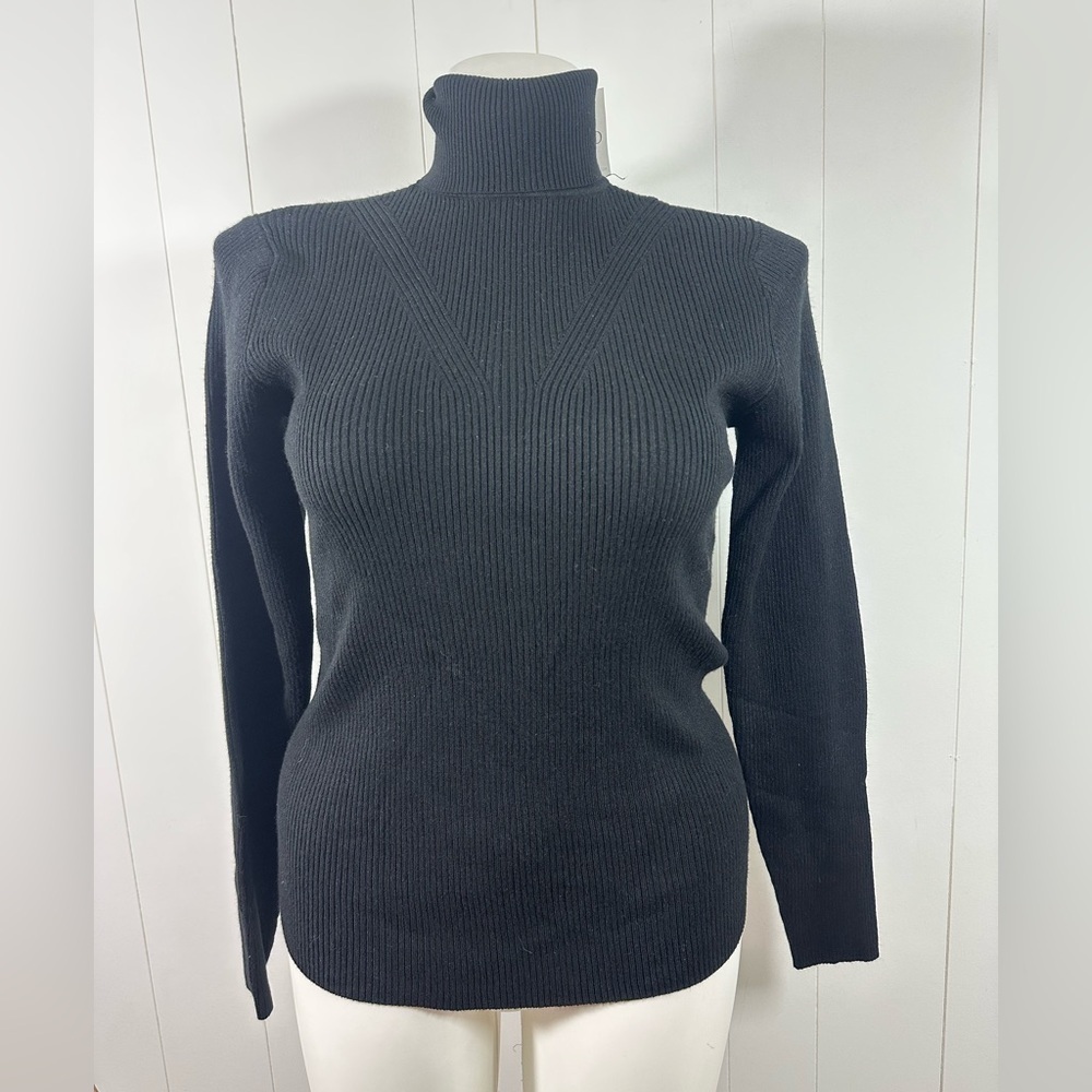 NWT Cato 18/20W Ribbed Knit Turtle Neck Long Sleeve Casual Pullover Sweater